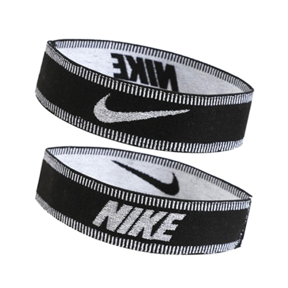 Nike 頭帶 Sport Headband 男女款 運動休閒 雙面 棉質 吸汗 穿搭配件 黑 白 N1001612010OS