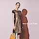 Haute Couture 高定系 精緻3D金屬感提花拼接造型禮服洋裝-金 product thumbnail 1