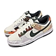 Nike 休閒鞋 Dunk Low SE 經典運動 男鞋 皮革 迷彩元素 鴛鴦 後跟刺繡 穿搭 白 綠 DH0957-100 product thumbnail 1