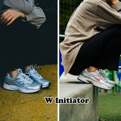 Nike 復古慢跑鞋 W Initiator 女鞋 藍銀 粉 休閒 運動鞋 老爹鞋 2色單一價 394053001