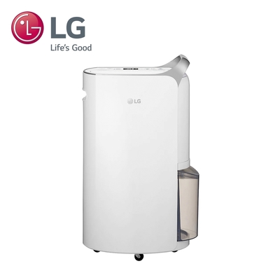 LG 樂金 PuriCar UV抑菌 WiFi變頻除濕機-晶鑽銀/17公升 MD171QSE0