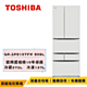 TOSHIBA東芝無邊框玻璃六門變頻電冰箱 509公升 GR-ZP510TFW(UW) product thumbnail 1