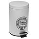 《VERSA》Bath腳踏式垃圾桶(白3L) | 回收桶 廚餘桶 踩踏桶 product thumbnail 1