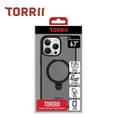 【TORRII】TORERO (MagSafe) - iPhone 15Pro Max磁吸支架防摔手機殼