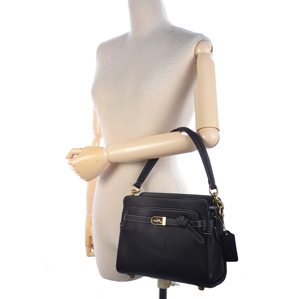 coach tate carryall black