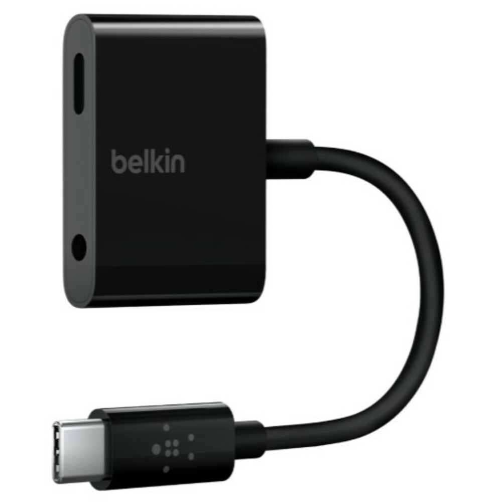 Belkin轉接線 3.5 Audio + Type-C Charge RockStar 分插器