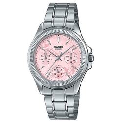 CASIO 浪漫花卉面盤腕錶 櫻花粉 (LTP-2088D-4A)/33.5mm