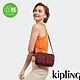 Kipling 勃根地鐵鏽紅實用多前袋側肩包-ALBENA product thumbnail 1