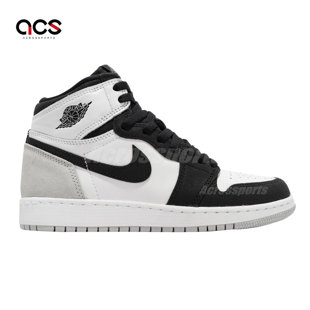 Nike Air Jordan 1 Retro High OG GS 大童女鞋黑灰Stage Haze 575441