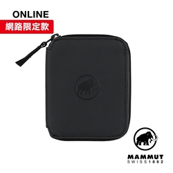 【Mammut】Seon Zip Wallet 休閒拉鍊短夾 黑色 #2810-00081