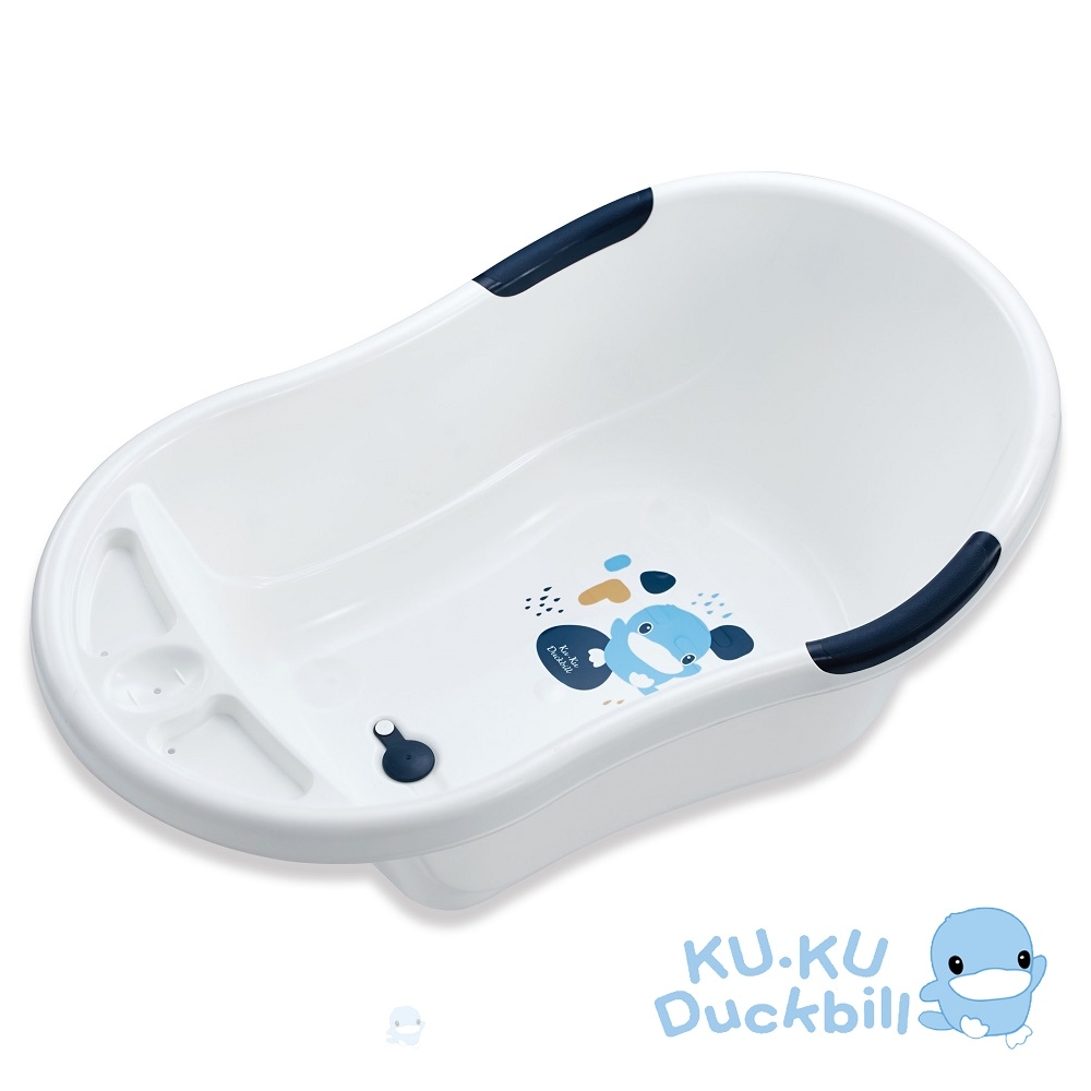 KUKU酷咕鴨 成長印記嬰兒大浴盆(藍/粉)