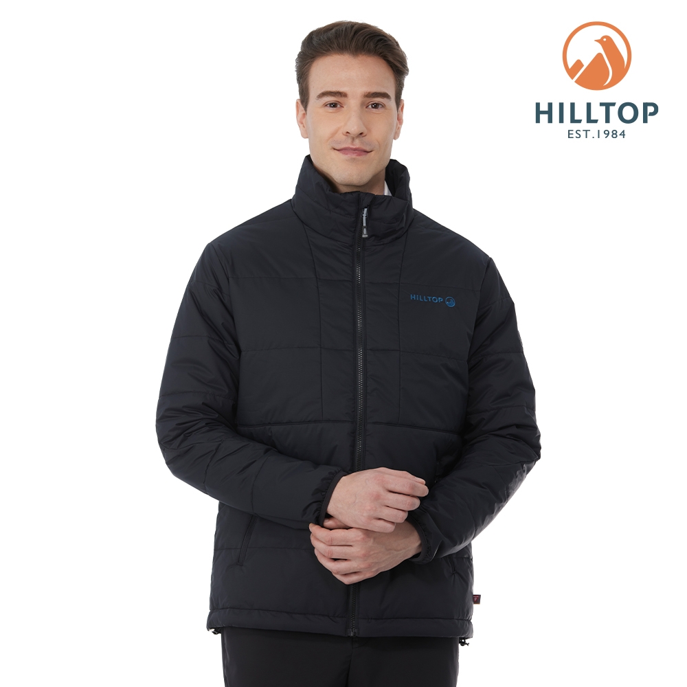HILLTOP山頂鳥 科技棉短大衣（可銜接GORE-TEX外件） 男款 黑｜PH22XM09ECA0
