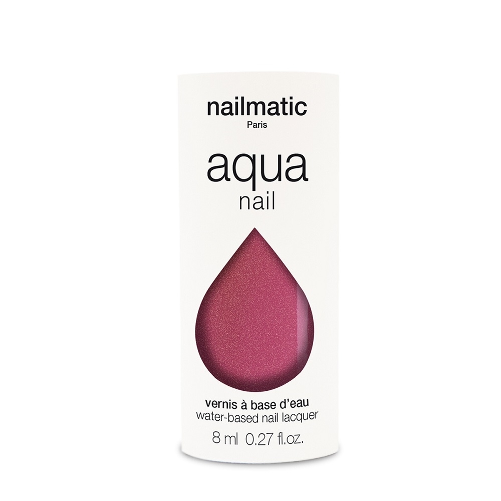 法國 Nailmatic 水系列經典指甲油 - Camelia 珍珠紫紅 - 8ml