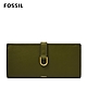 FOSSIL Kier 仙人掌純素皮革掀蓋扣式長夾-沼綠色 SL6554376 product thumbnail 1