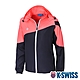 K-SWISS Panel Color Jacket 輕量防風外套-女-灰/橘粉 product thumbnail 1