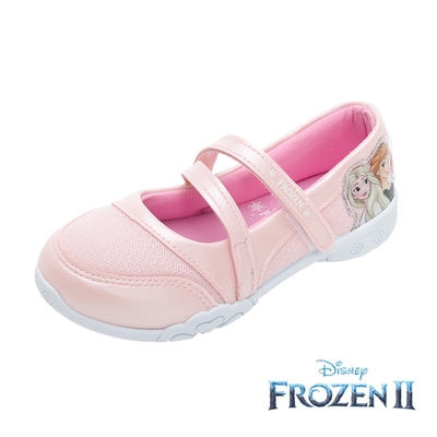 【Disney 迪士尼】冰雪奇緣 女童公主休閒鞋-蜜桃粉/FNKP37203