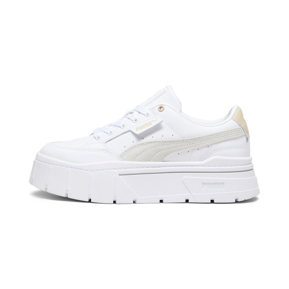 PUMA Mayze Stack Wns 女休閒鞋-白米色-38436315