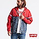 Levis 男款 風衣連帽外套 異材質拼接 Logo 布章 product thumbnail 1