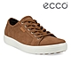 ECCO SOFT 7 M 柔酷簡約耐磨百搭皮革休閒鞋 男鞋 駝色 product thumbnail 1