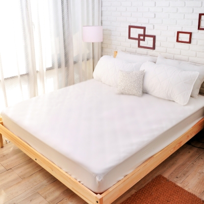 亞曼達Amanda 100%防水透氣抗菌保潔墊 -床包式單人 (白色)