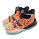 Nike 籃球鞋 Kyrie 7 ASW 運動 童鞋 明星款 避震 包覆 球鞋 中童 穿搭 橘 黑 CW3236800 product thumbnail 1