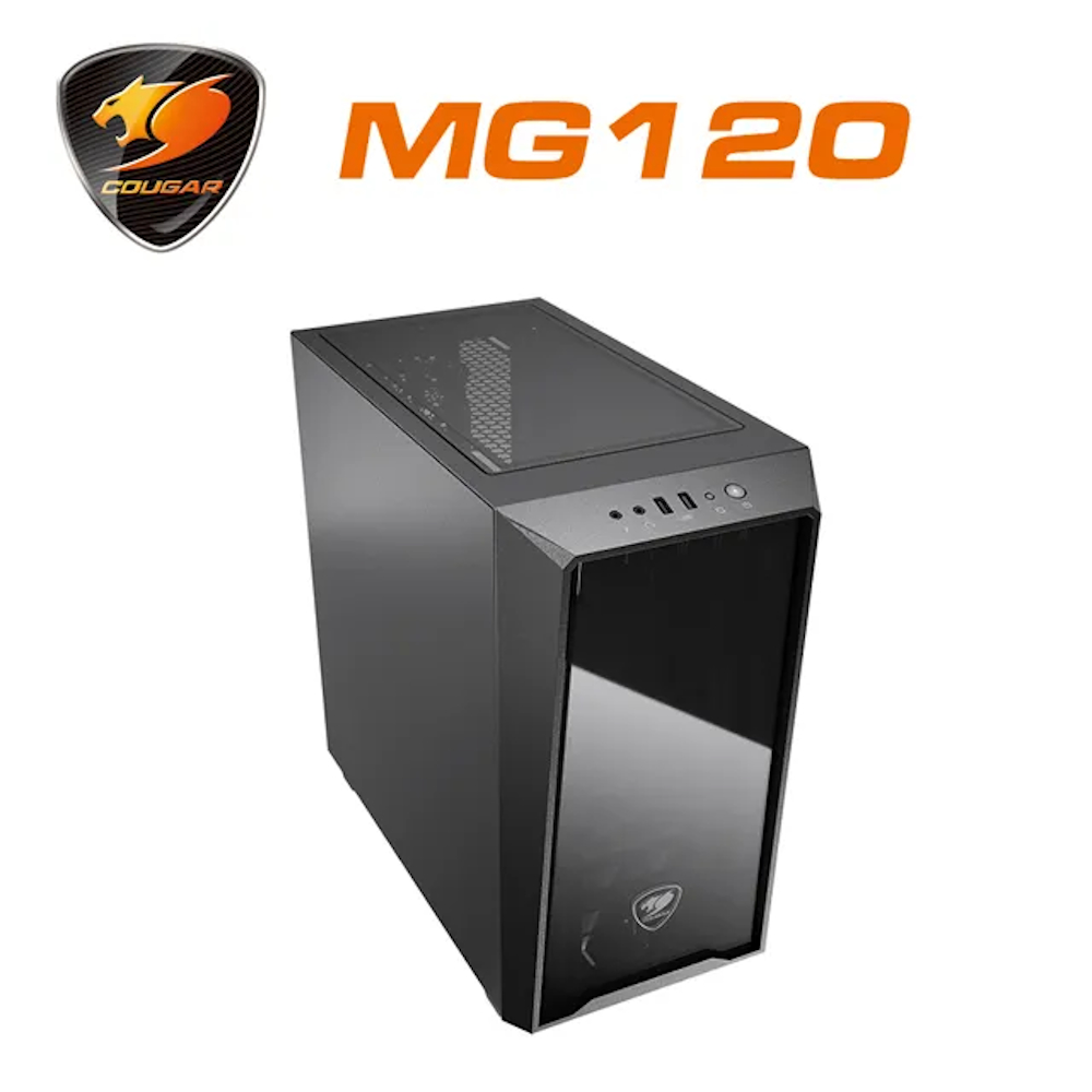 COUGAR 美洲獅 MG120 鏡面小立式機箱 絕佳散熱機殼(Mini ITX / Micro ATX)