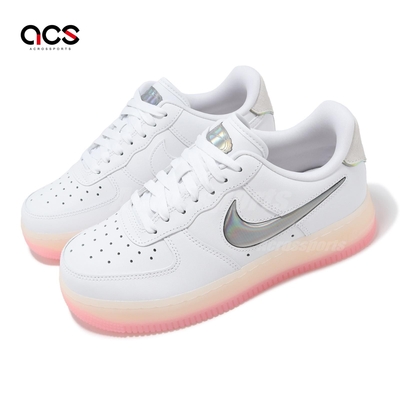 Nike 休閒鞋 Wmns Air Force 1 Low 白 粉紅 漸層 女鞋 龍年 新年 CNY AF1 FZ5741-191