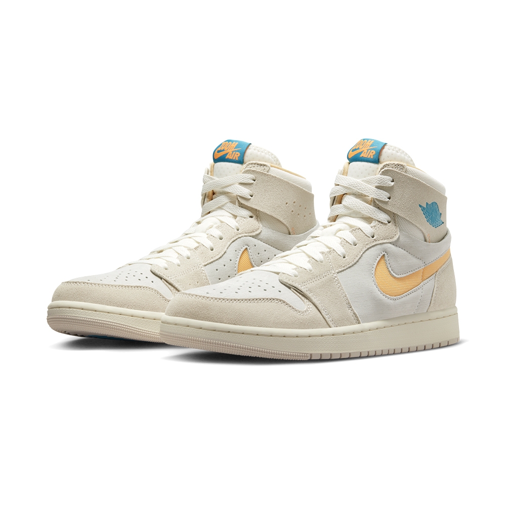 Nike Air Jordan 1 Zoom CMFT 2 男鞋淺棕色經典喬丹運動休閒鞋DV1307