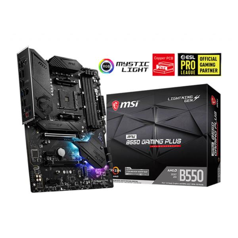 MSI微星 MAG B550 GAMING PLUS DDR4主機板