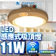 SAWAYA 人體感應式LED吸頂燈 1坪 11W 白光/黃光 product thumbnail 4