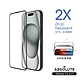 ABSOLUTE iPhone 15全系列專用 手滑救星2X雙倍耐衝擊強化9H高硬度玻璃螢幕保護膜 product thumbnail 3