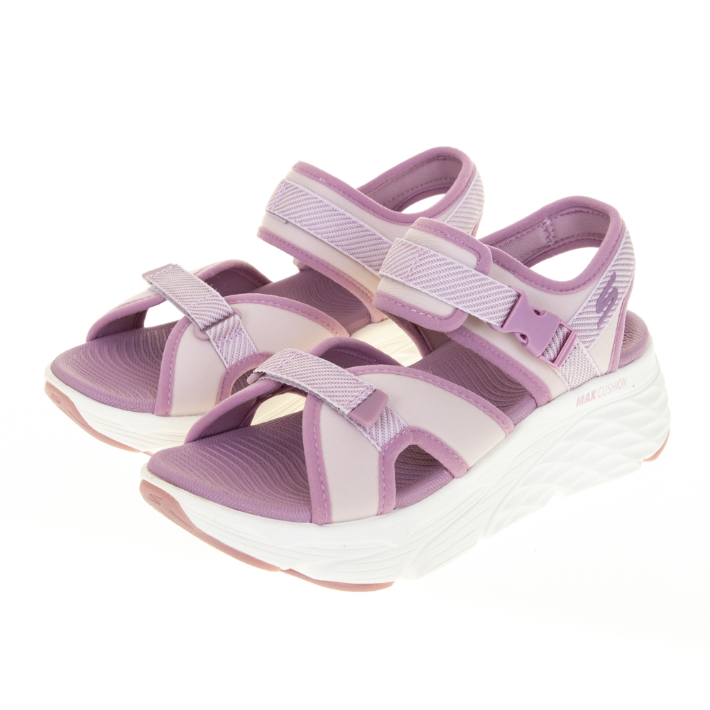 SKECHERS 女健走系列 涼拖鞋 MAX CUSHIONING SANDAL - 140422LIL