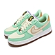 Nike 休閒鞋 Air Force 1 07 LX 女鞋 經典款 帆布 鳳梨圖騰 球鞋穿搭 綠 卡其 CZ0268-300 product thumbnail 1