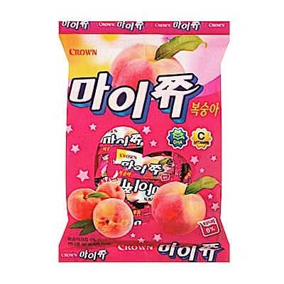 韓國Crown軟糖 水蜜桃口味(92g)