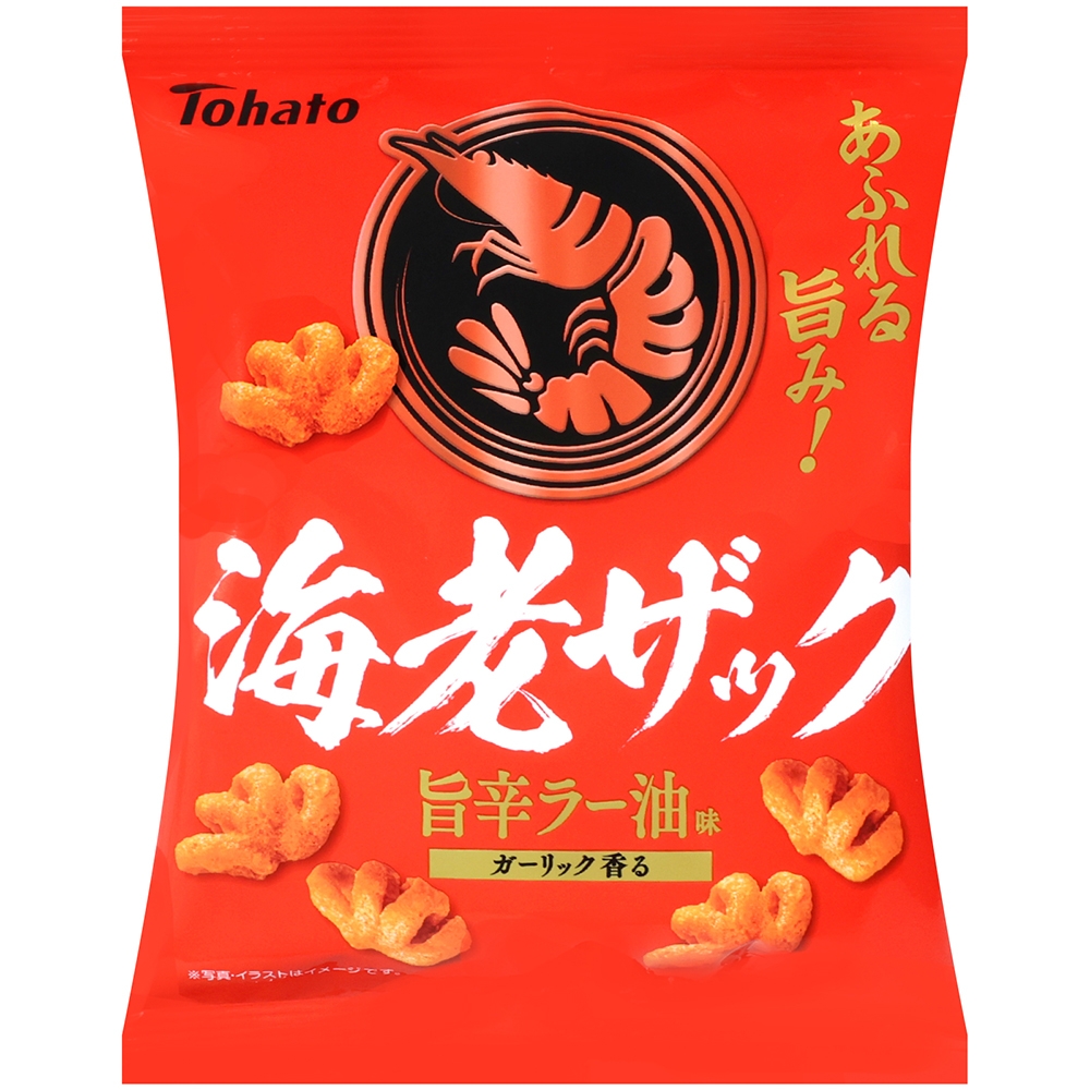 Tohato東鳩 鮮蝦米果-辣油風味 50g