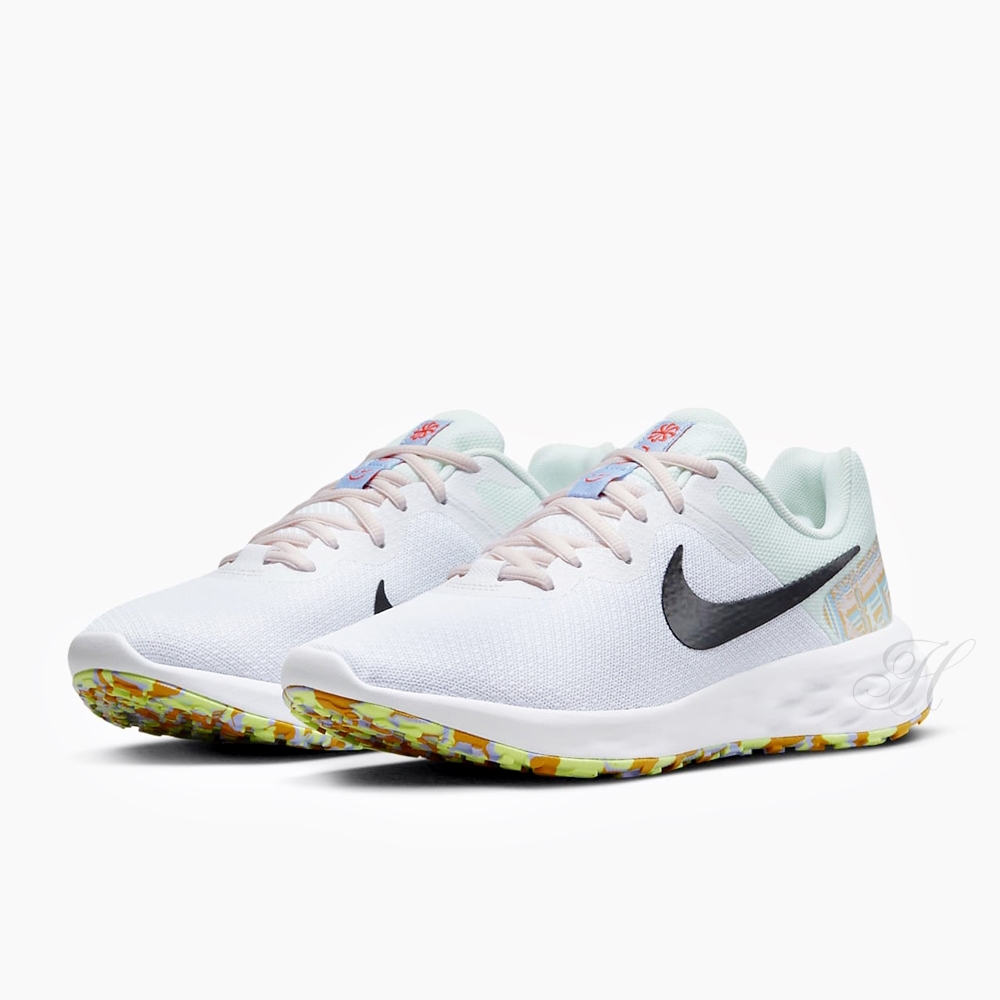 NIKE 慢跑鞋  運動鞋 緩震 女鞋 白彩DO9475100 W REVOLUTION 6 NN PRM