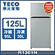 【政府最高補助5千】TECO東元 125公升 一級能效定頻雙門冰箱(R1301N) product thumbnail 1