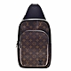 LV M46327經典Avenue系列Monogram Macassar帆布斜背包(咖啡色) product thumbnail 1