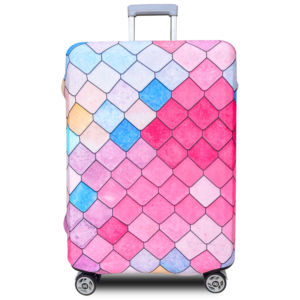 新一代 絢麗人魚尾 行李箱保護套一個(29-32吋行李箱適用)