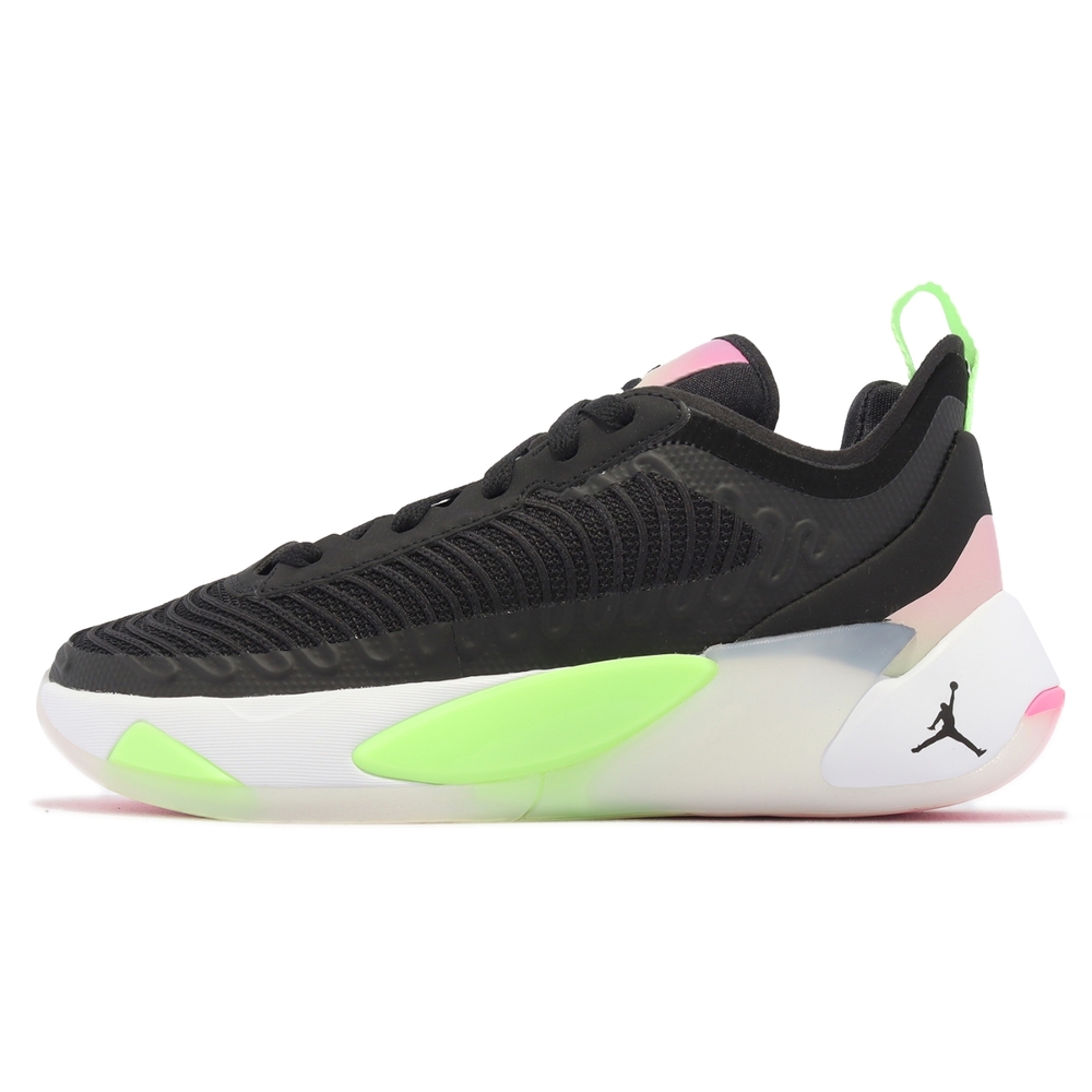 Nike 籃球鞋Jordan Luka 1 GS 大童鞋女鞋黑綠粉Black Lime Glow DQ6513