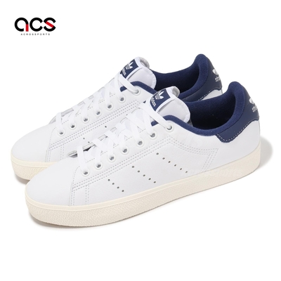 adidas 休閒鞋 Stan Smith CS 男鞋 女鞋 白 藍 皮革 低筒 經典 史密斯 情侶鞋 愛迪達 IG1296