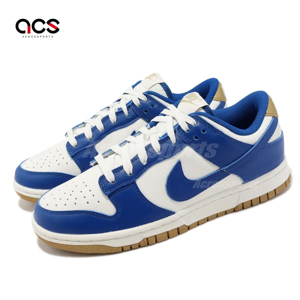 Nike Wmns Dunk Low 女鞋皇家藍金焦糖底Kansas City Royals FB7173-141