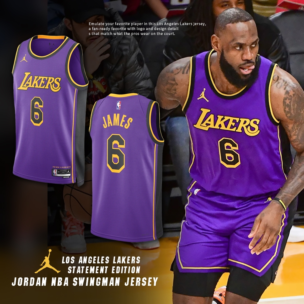 קנו איביי  Nike Dri FIT NBA Jersey LA Lakers Lebron 6 Size S Mens