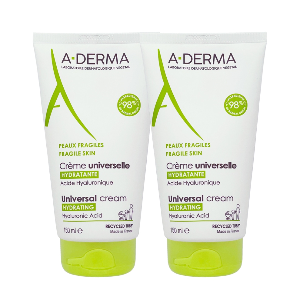 艾芙美 燕麥潤膚保養乳霜 150ml A-DERMA 2入組