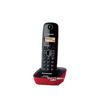 Panasonic 2.4GHz 數位無線電話KX-TG3411 (時尚紅)