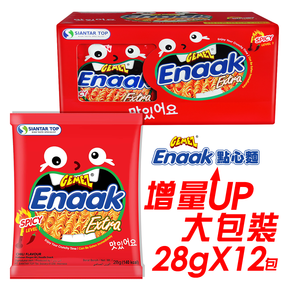 Gemez Enaak 韓式小雞麵-香辣味(28gx12包)