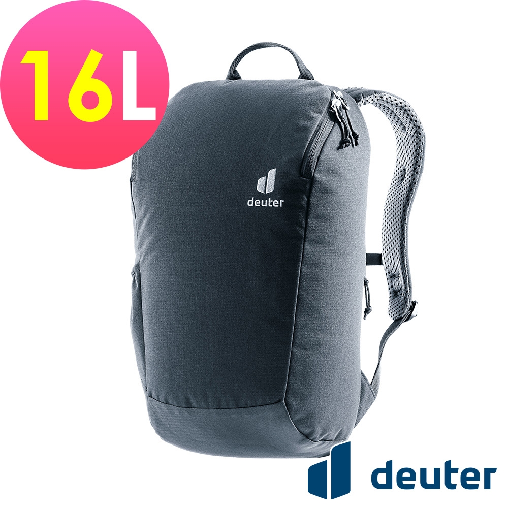 【deuter 德國】StepOut  16L休閒旅遊背包3815123黑/戶外健行/日常通勤包*