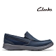 Clarks 樂活休閒 全皮面寬楦感套入式輕量便鞋 海軍藍 product thumbnail 2