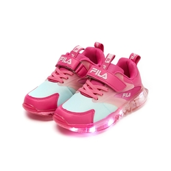 FILA KIDS 小童電燈運動鞋-桃 7-J852V-555