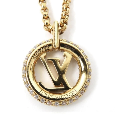 Louis Vuitton LV Louise by night M00759 necklace pendant gold crystal  accessory